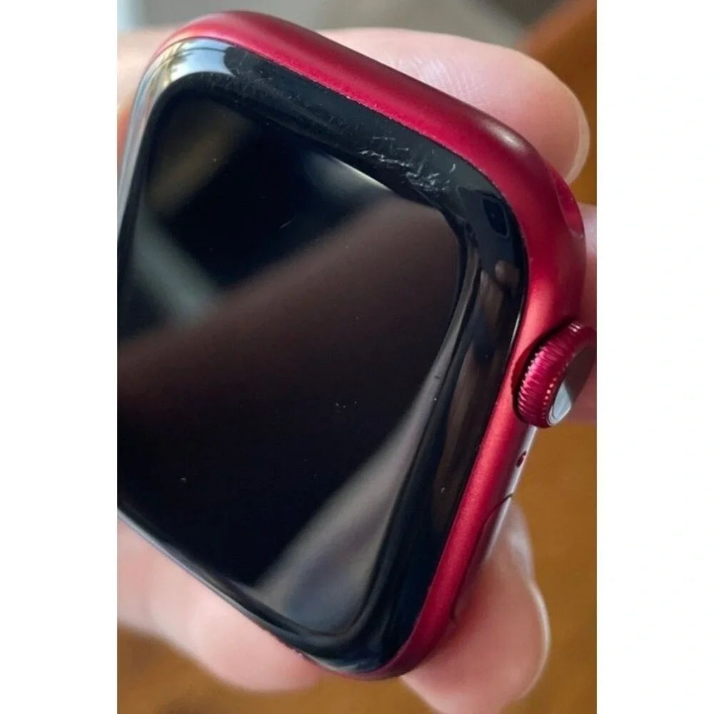 Working Apple Watch Series 7 Project Red Midnight W Charger new Band